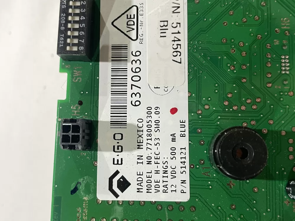 Control Board of Unimac Alliance washer 77180053000 AZ183427 | Wm2702