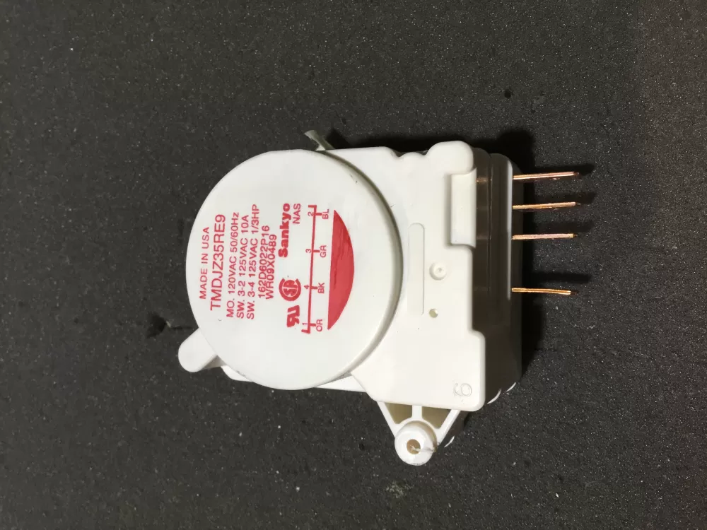 GE WR9X489  AP2061695  162D6022P16  2578  AH310858  EA310858  PS310858  WR09X0427  WR09X0469  WR09X0488  WR09X0489  WR9X427  WR9X469  WR9X488  DFCJZ35RE9 Refrigerator Defrost Timer