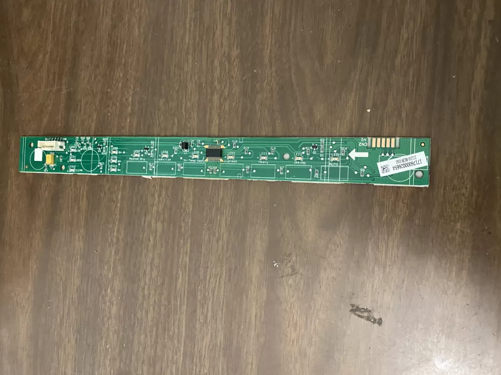 Samsung DD81-02325B Dishwasher User Interface Control Board AZ93611 | BK1117