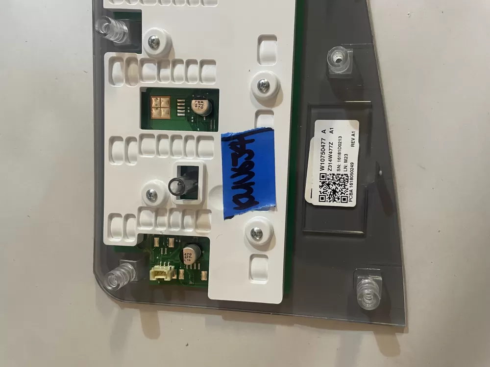 Whirlpool W10750477 Washer Control Board Interface Panel AZ168384 | KMV634