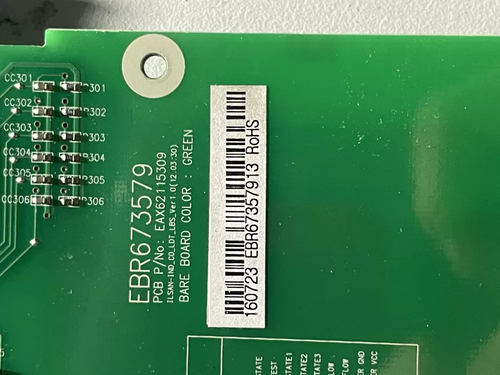 LG EBR67357913 MBN38026801 Refrigerator Control Board AZ40026 | Wm361