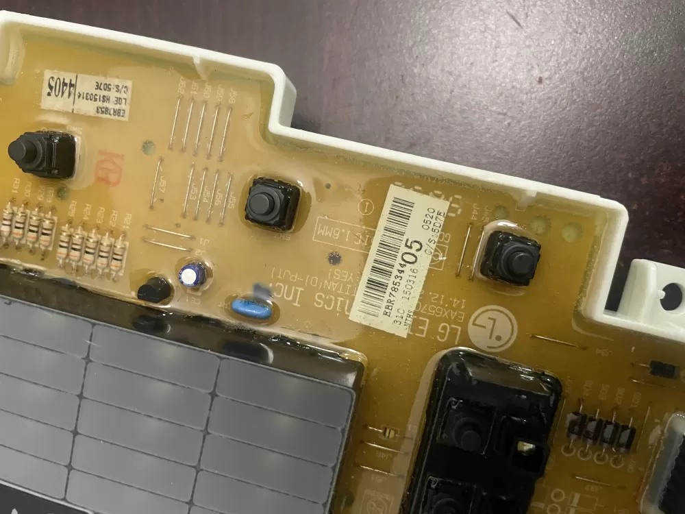 LG EBR78534405 Washer Control Board Interface AZ92632 | KMV375