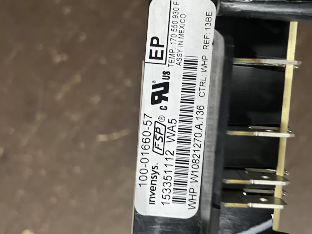 Whirlpool W10821270 Range Control Board AZ45496 | Wmv440