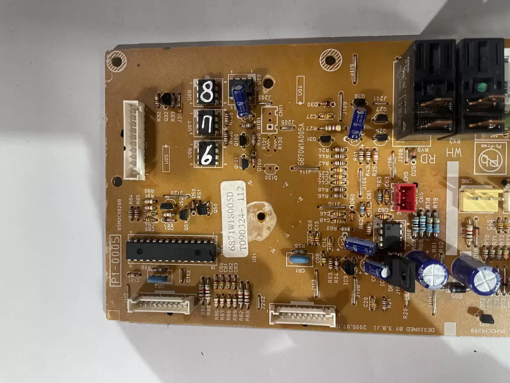 GE 6870W1A005A 6871W1S005D Microwave Control Board AZ203042 | KM968
