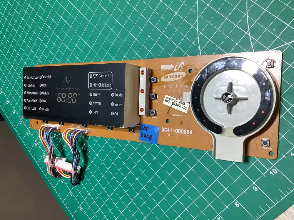 Samsung MFS-DV318A-S0 DC41-00066A Dryer UI Control Board AZ183638 | AR2708