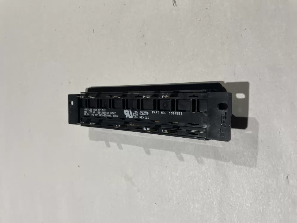 Whirlpool KitchenAid Kenmore 3384553 Dishwasher Control Board Button Switch