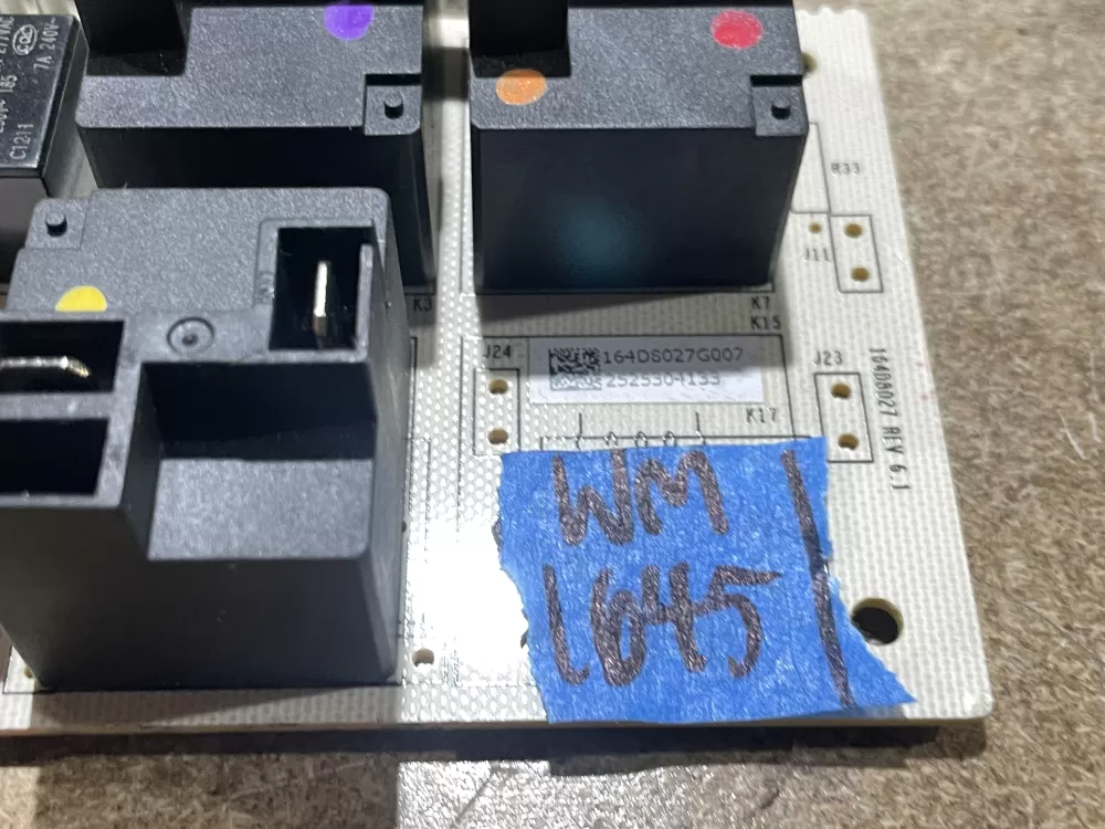 GE 164D8027G007 Wb27t11326 Range Control Board Relay AZ75587 | Wm1645