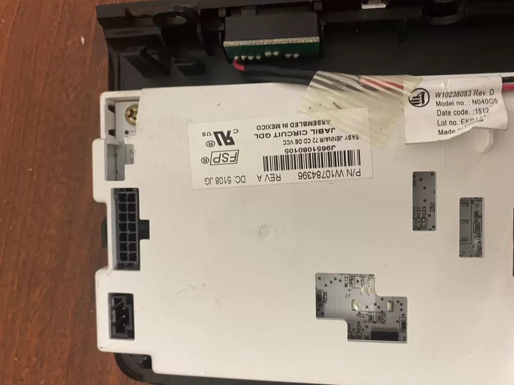 Jenn-Air W10822638 Refrigerator Jenn Air Control Board UI AZ30172 | BK197