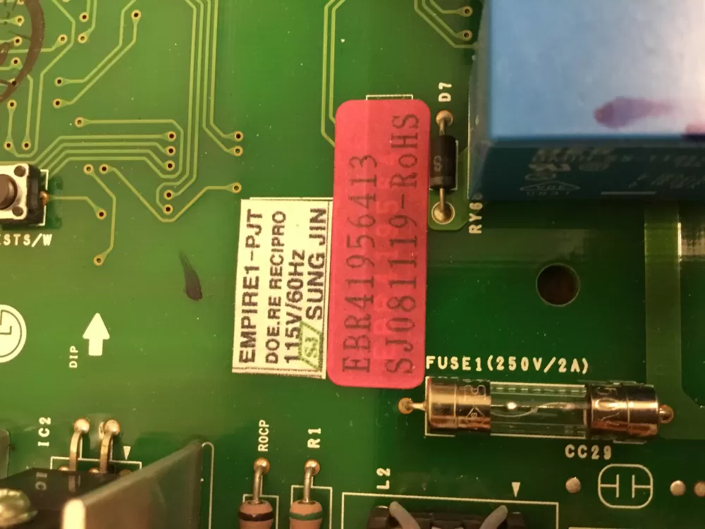 LG EBR41956413 Refrigerator Control Board AZ30949 | NR1660