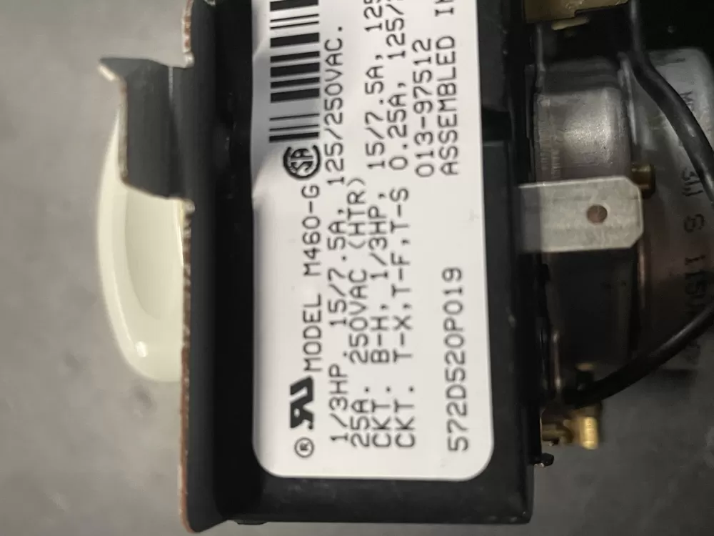 GE 572D520P019 WE4M189 Dryer Timer AZ4714 | WM1429