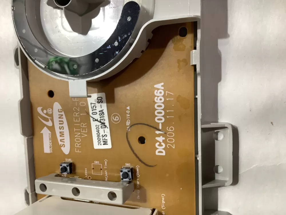 Samsung MFS-DV318A-S0 DC41-00066A Dryer UI Control Board AZ188590 | ZCV867