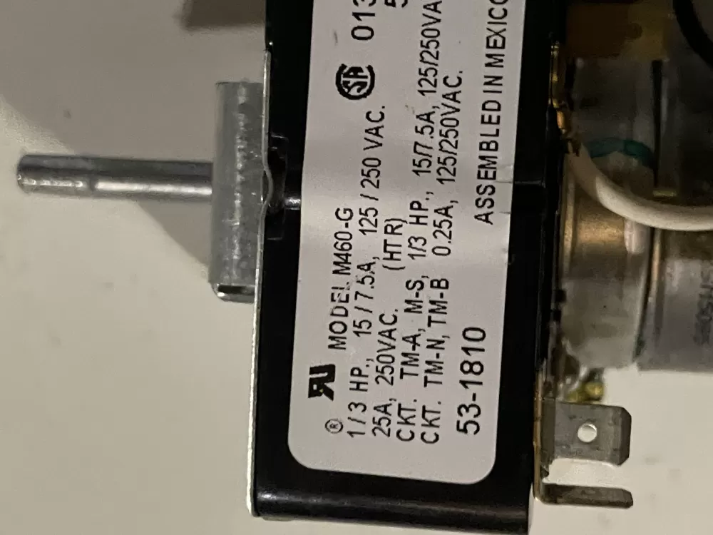 Maytag Admiral Norge AP6009645 53-1810 WP53-1810 Dryer Timer AZ32323 | Wm178