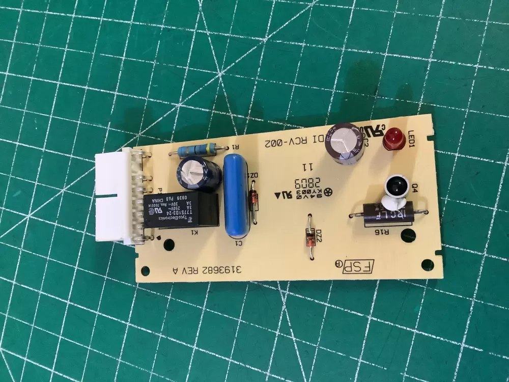 Whirlpool  Kenmore  Maytag  KitchenAid W10757851  AP5956767  W11629974  4389102  2198585  2198586  2220398  2220402  2255114  3452789  4388635  4389102R  PS10064583  TJ4389102R  W10193666  W10193840  W10290817 Refrigerator Ice Control Board