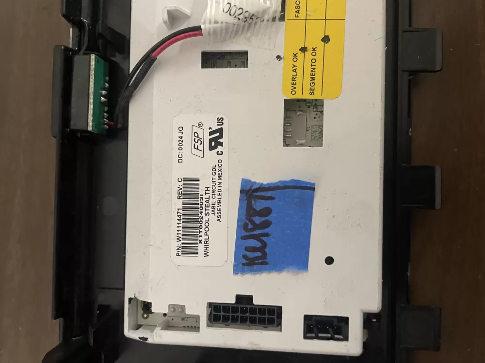 Whirlpool Amana W11106026 Refrigerator Control Board Interface  AZ82592 | KM887