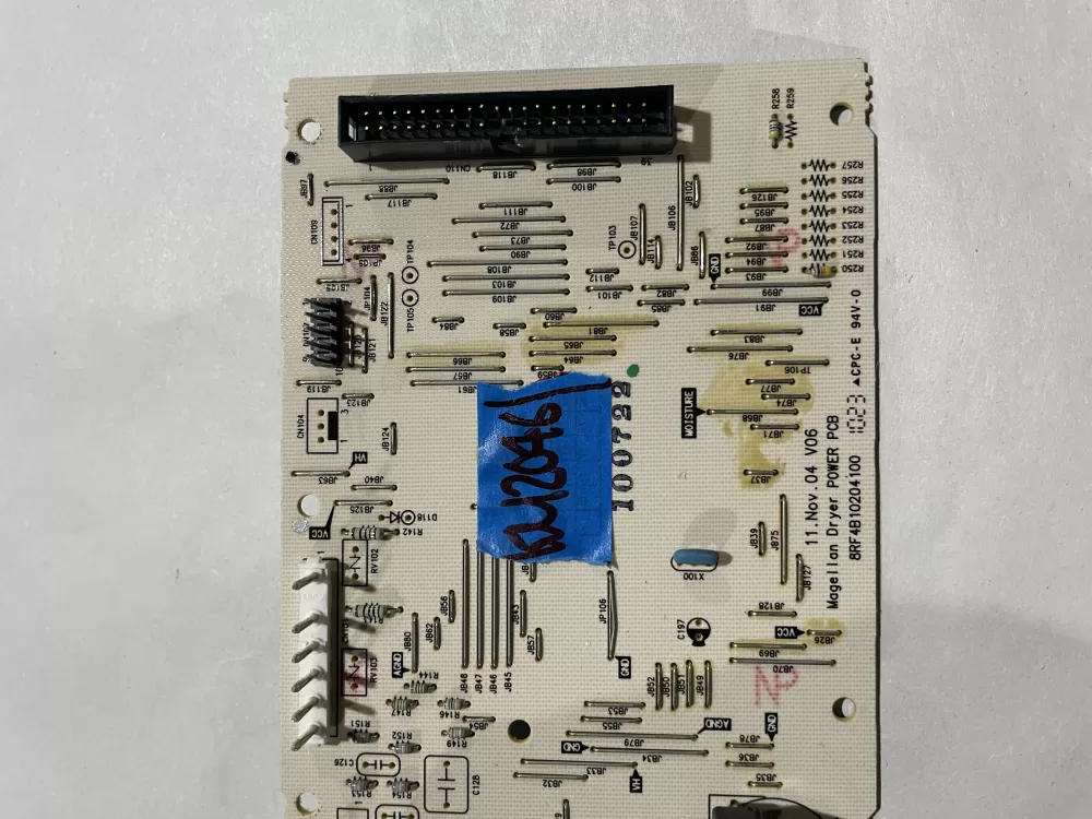 GE 8RF4B10204100 Dryer 212d1201p001 Control Board AZ151757 | KM2046