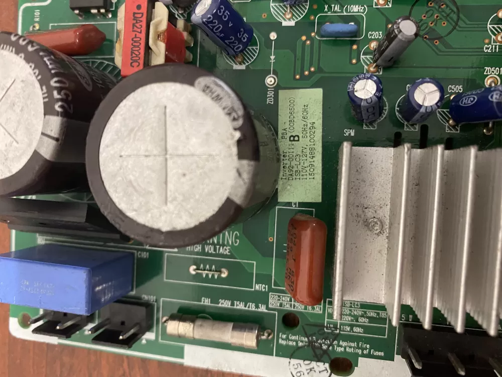 Samsung DA92-00111B Refrigerator Inverter Control Board AZ35678 | BK433