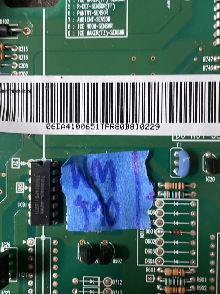 Samsung DA41 00651T DA4100651T Refrigerator Control Board AZ44168 | Wm590