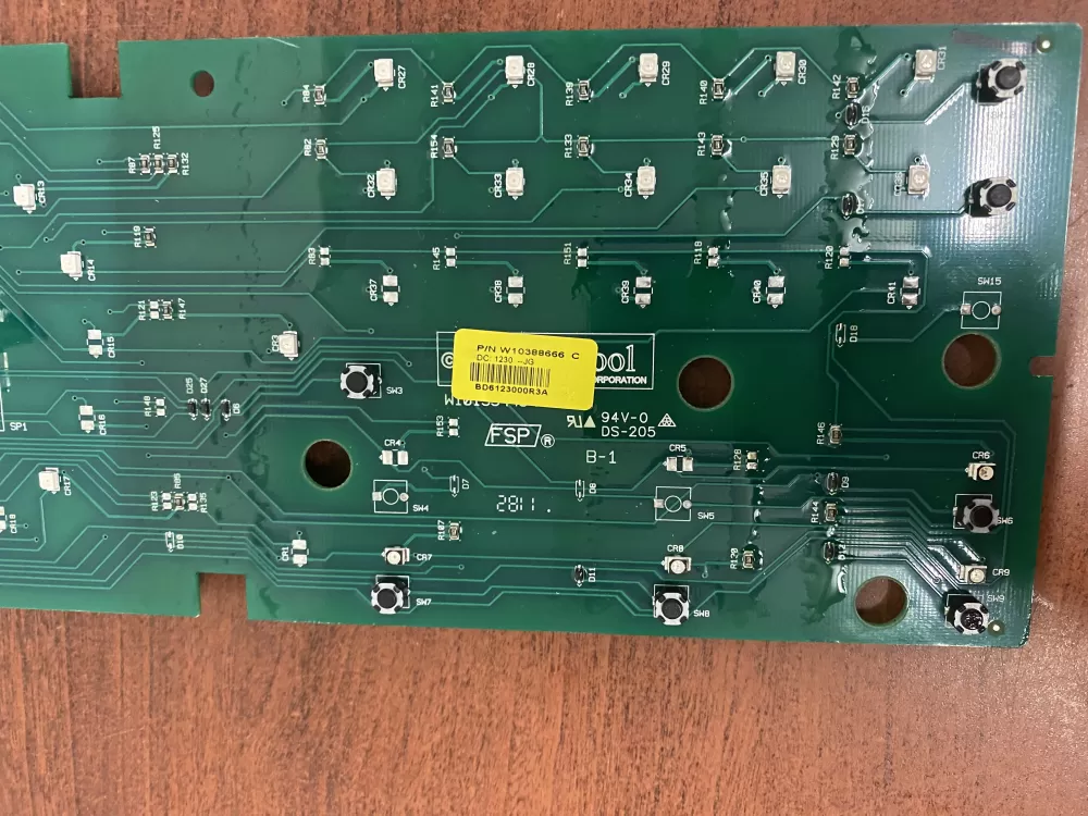 Maytag Whirlpool W10388666 Dryer Control Board