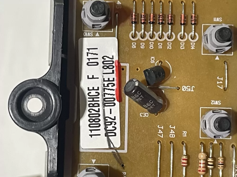 Samsung DC92 00775E Washer Control Board Assembly AZ156177 | Wmv646