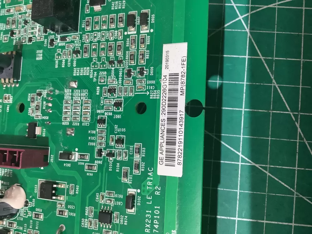 GE 290D2226G104 WH18X28642 Refrigerator Control Board AZ193209 | AR2325