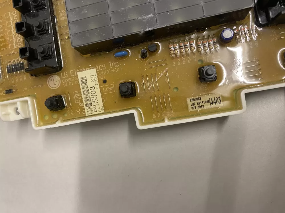 LG EBR78534403 Washer Control Board AZ204792 | BKV913