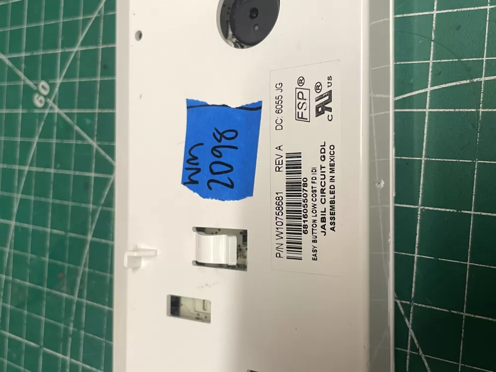 Whirlpool W10758681 Refrigerator Control Board AZ210485 | Wm2098
