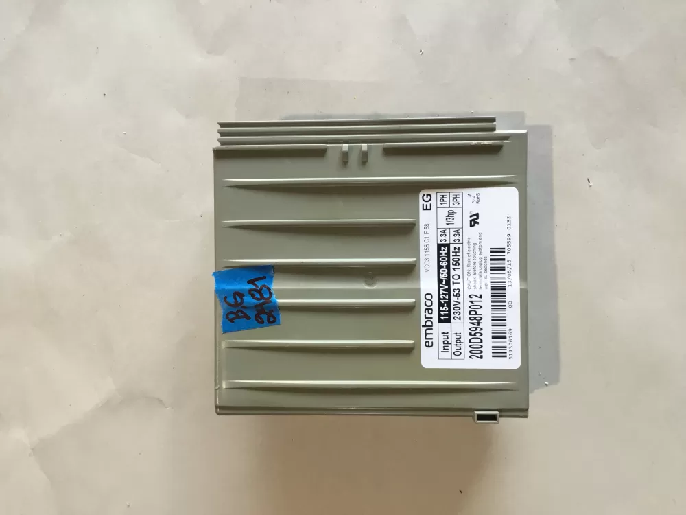 GE 200D5948P012 Refrigerator Control Board Inverter AZ147923 | BG2481