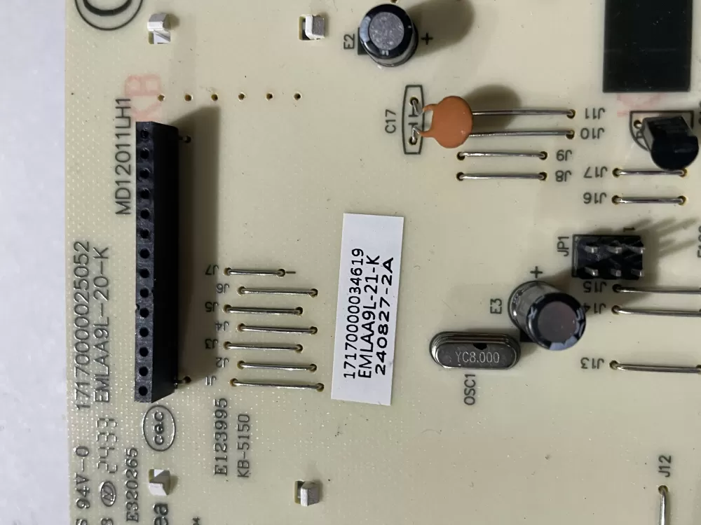 Frigidaire Oven Control Board 17170000034619 EMLAA9L-21-K AZ189426 | Wm667