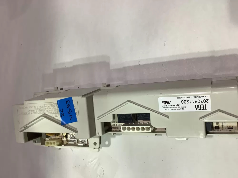 GE 165D7420G003 Dishwasher Electronic Control Board