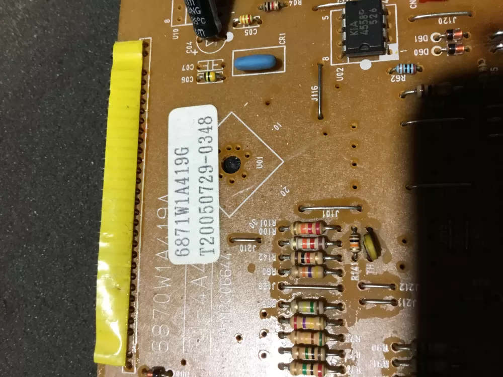 LG 6871W1A419G Microwave Control Board Contorl Panel AZ99543 | NR34