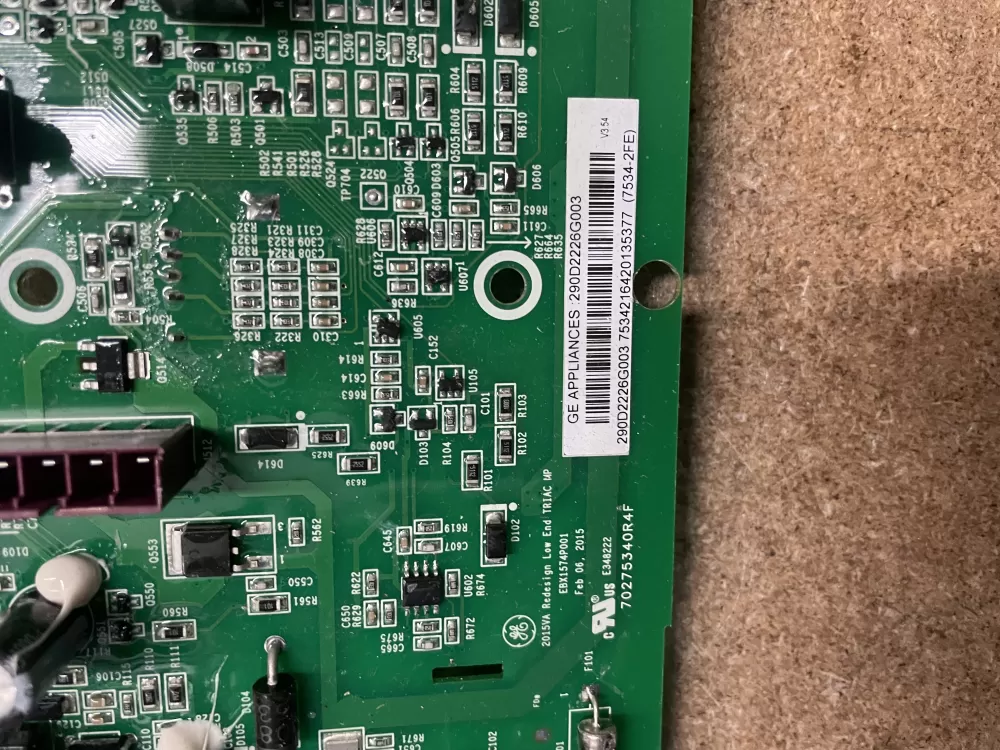 GE 290D226G003 Washer Control Board AZ9075 | KM1643