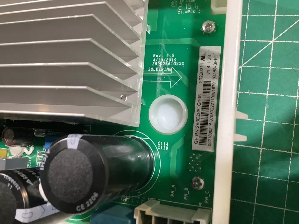 GE 290D2861G105 Washer Inverter Control Board