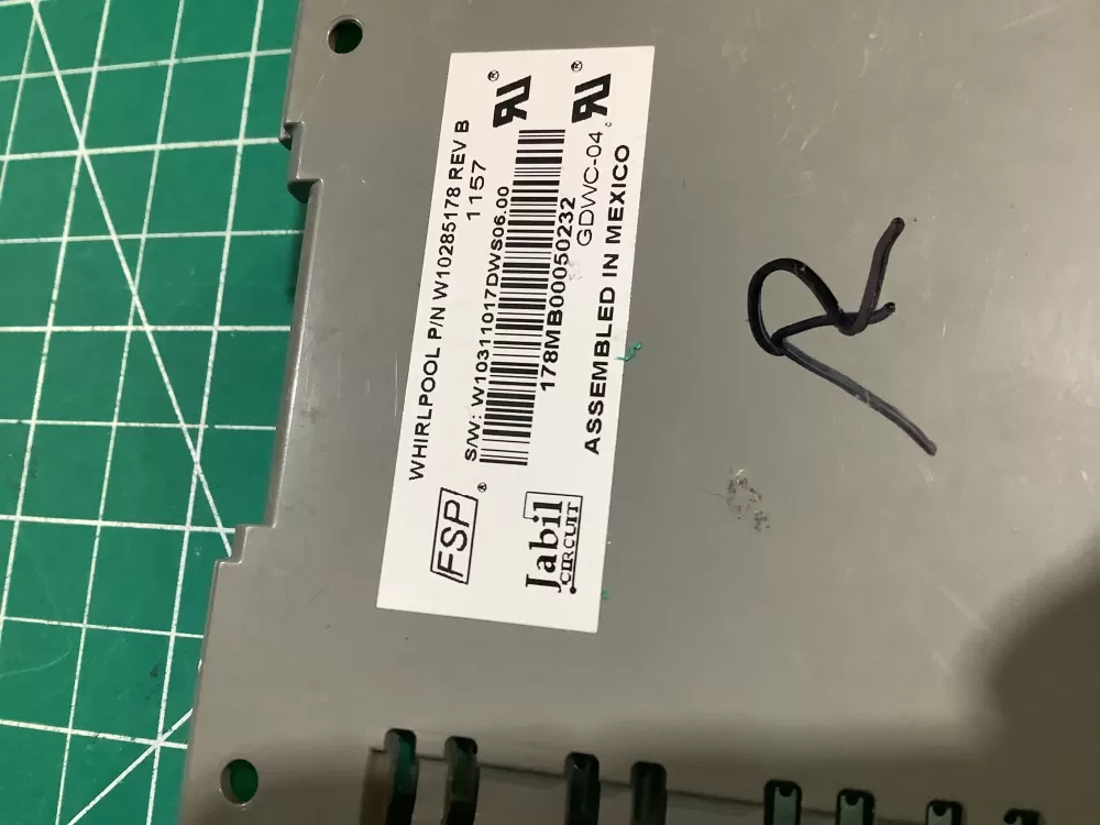 Whirlpool KitchenAid W10056352 Dishwasher Control Board  AZ140306 | NR2383