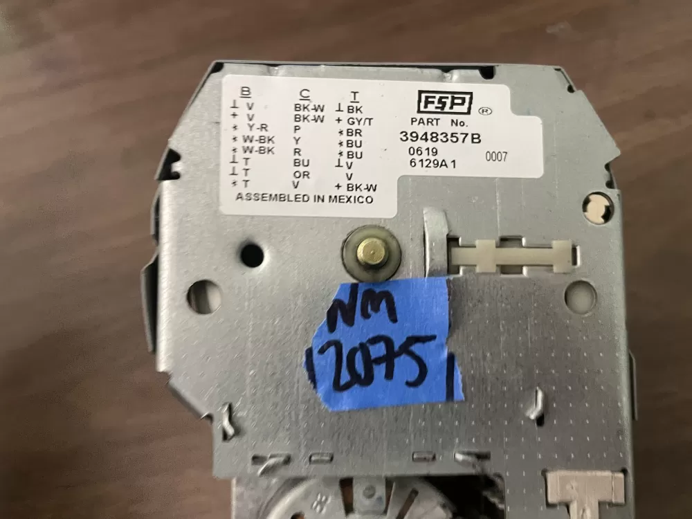 Whirlpool Kenmore Roper 3948357B Wp3948357 Washer Timer AZ99966 | Wm2075