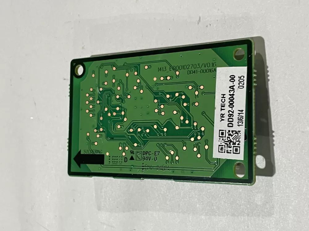 Samsung DD92-00043A Dishwasher Control Board Module PCB AZ178485 | Wm597