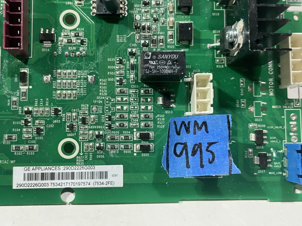 GE WH22X32357 290D2226G003 WH18X28174 Washer Control Board AZ141794 | Wm995