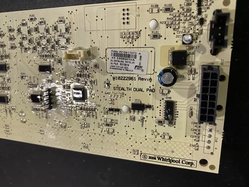 Whirlpool W10417073 Refrigerator Control Board Dispenser AZ25964 | BK98