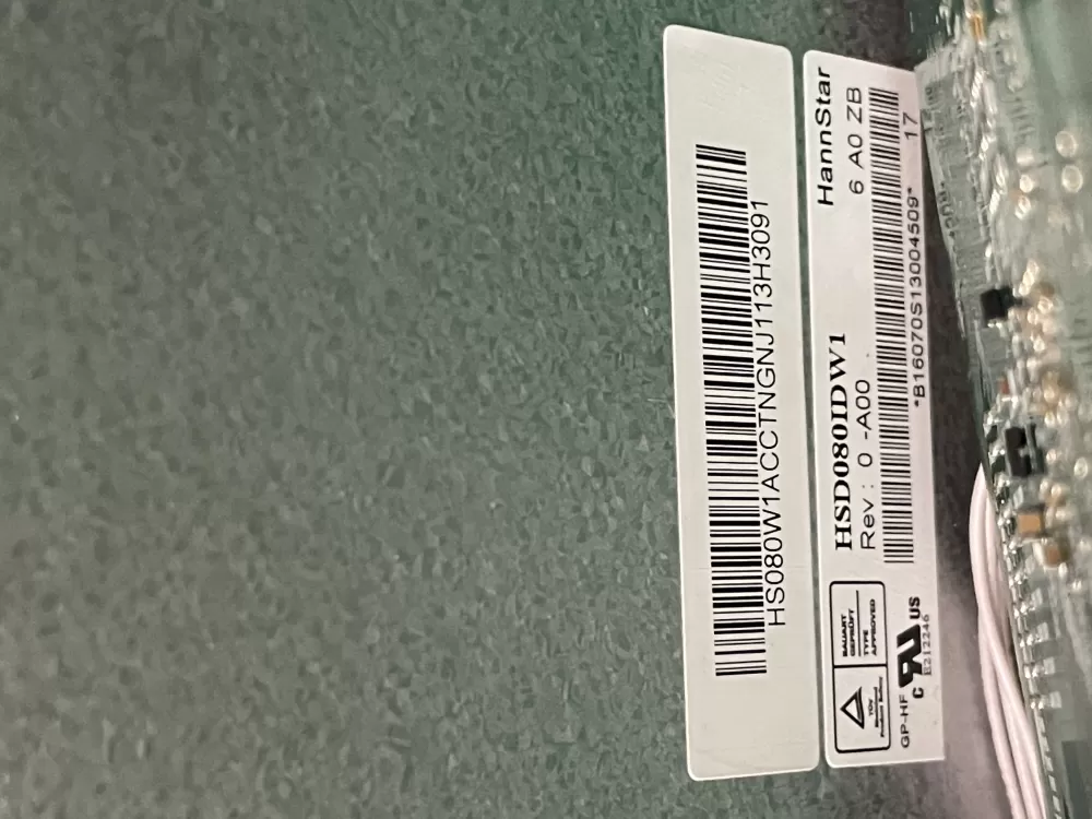 HSD080IDW1 Display Module Control Board AZ43184 | Wm1737