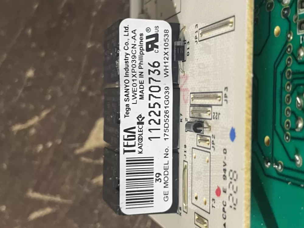 GE WH12X10614 175D5261G039 EBX1129P004 Washer Control Board AZ47628 | Wm691
