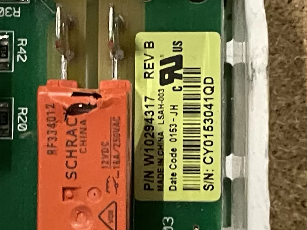 Whirlpool W10294317 WPW10294317 PS11752237 Dryer Control Board AZ27078 | WM61