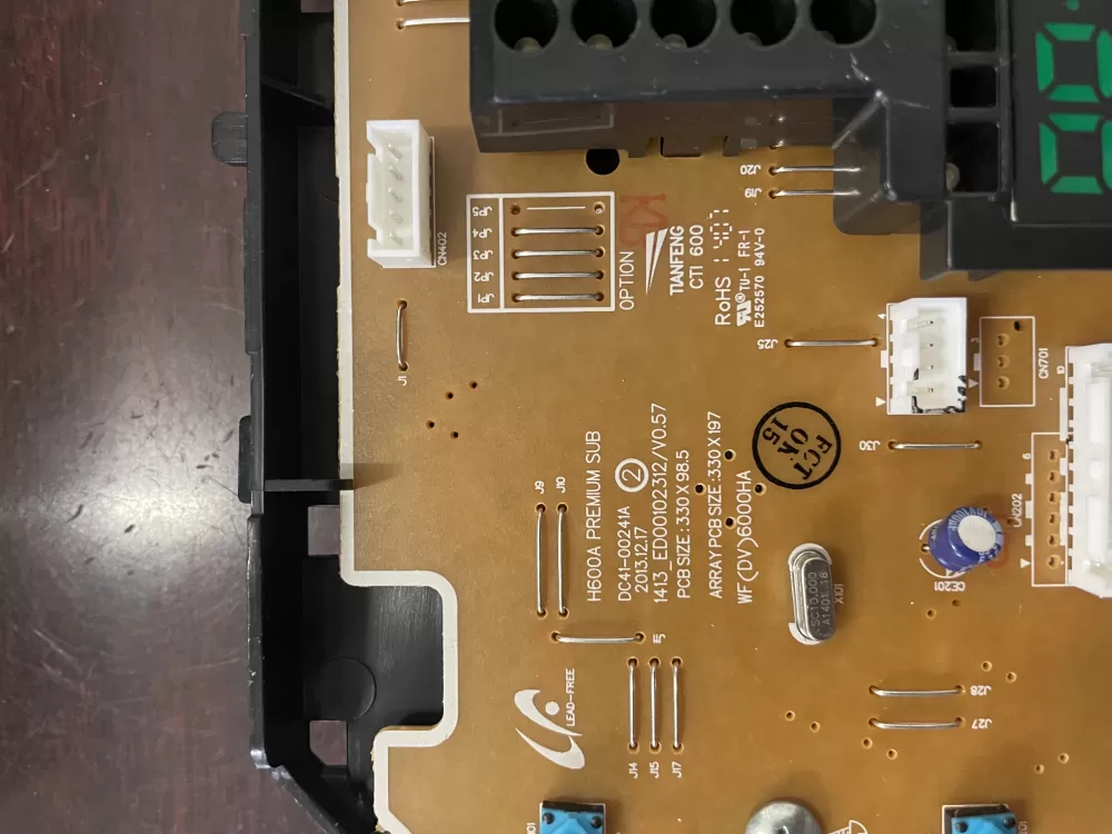 Samsung DC92 01622E Washer Control Board AZ60840 | KMV550