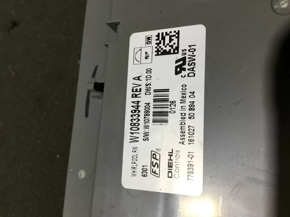 KitchenAid W10739811 W10788999 Dishwasher Control Board AZ99538 | NR34
