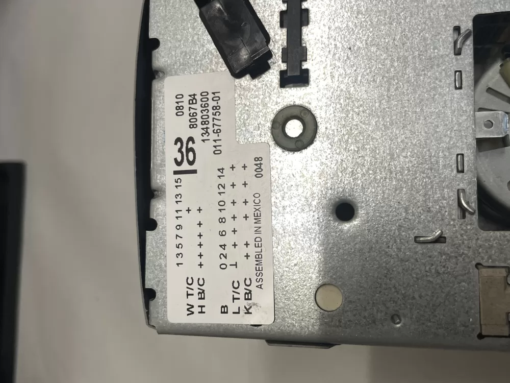 Frigidaire 134803600A Washer Timer AZ219523 | Wm1745