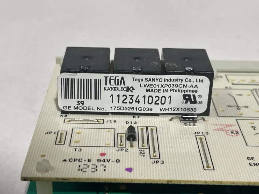 GE WH12X10614 175D5261G039 EBX1129P004 Washer Control Board AZ111584 | Wm816
