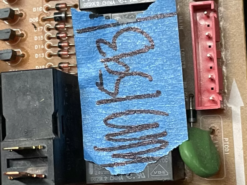 GE RAS-OTR9GV Microwave Control Board De41-00310b AZ4796 | 1593WM