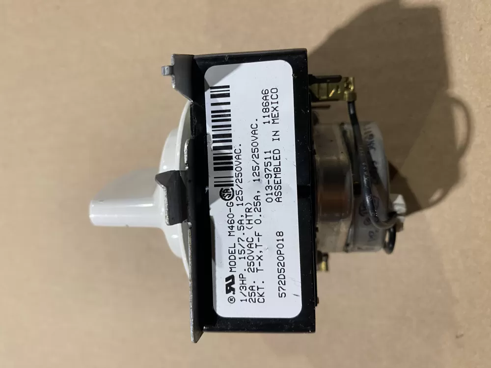 GE 572D520P018 M460-G 175D2308P009 WE4M188 Dryer Timer