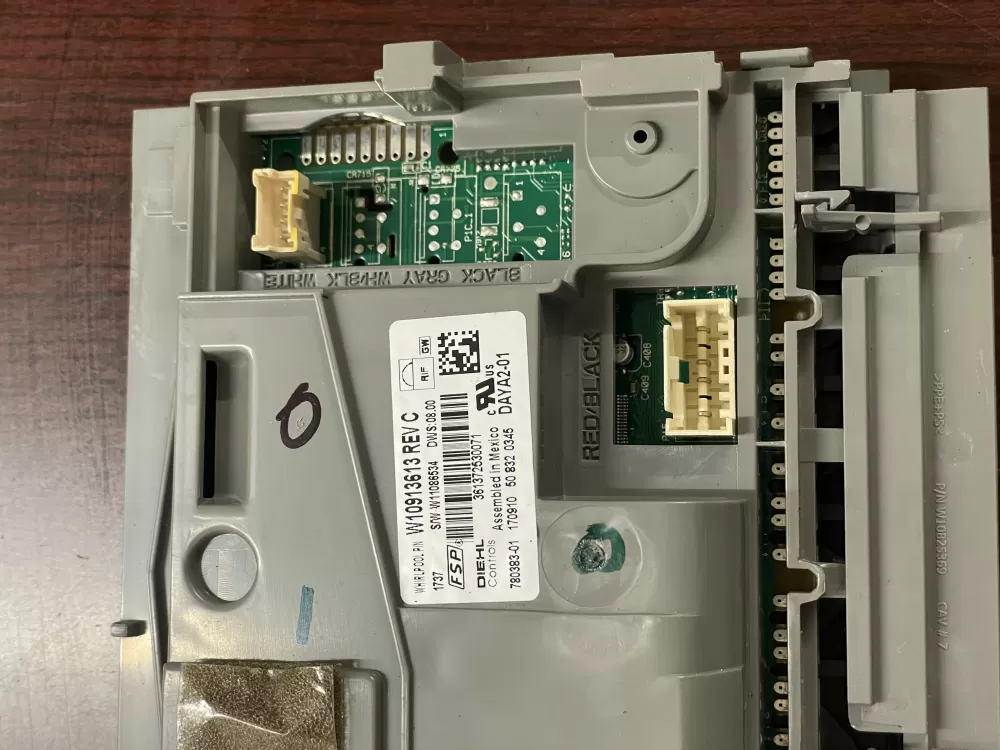 KitchenAid W10913613 W10913615 Dishwasher Control Board AZ88254 | KM854