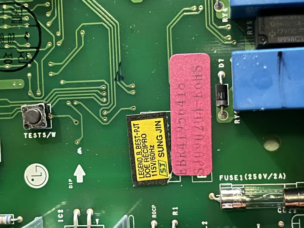 LG Kenmore AP4671992 EBR41956418 Refrigerator Control Board AZ42242 | V418