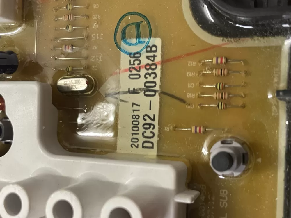 Samsung DC92-00384B AP4579263 Dryer UI Control Board AZ54455 | Wm1960