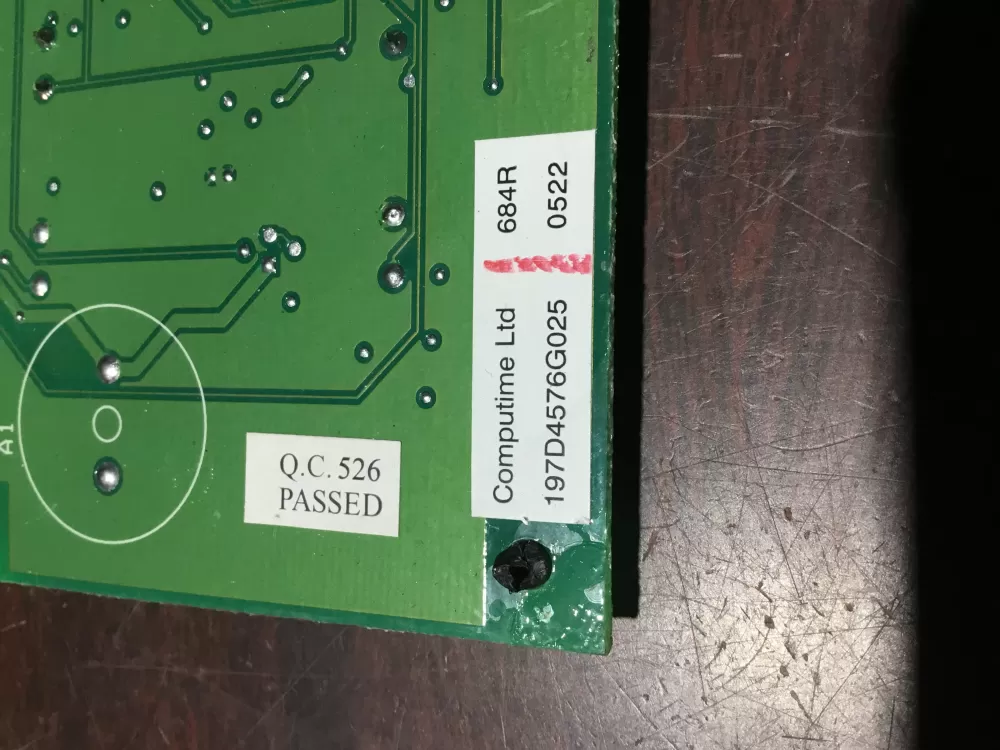 GE 197D4576G025 Refrigerator Control Board Dispenser AZ73756 | NR1874